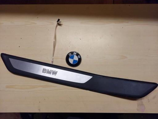7190961, 7190973 - BMW F01 F02 накладка порога молдинг задний левый