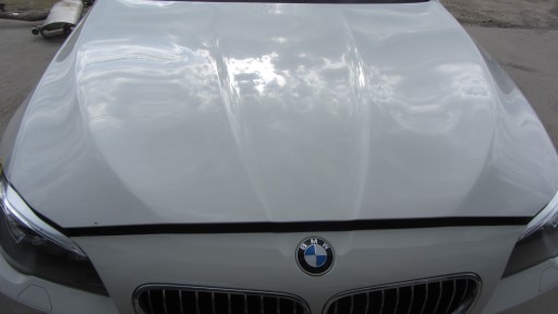 Bmw f10 f11 a300 alpinweiss 3 белый капот передняя крышка двигателя