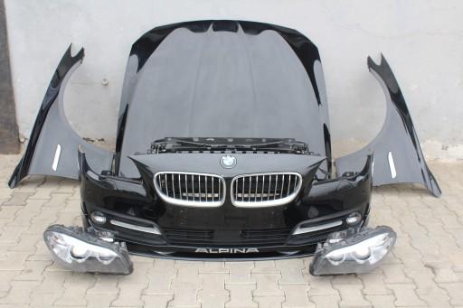 BMW F10 F11 LIFT 535d КОМПЛЕКТ ПЕРЕДНИХ ЛАМП, БАМПЕР ALPINA КАПОТ EU