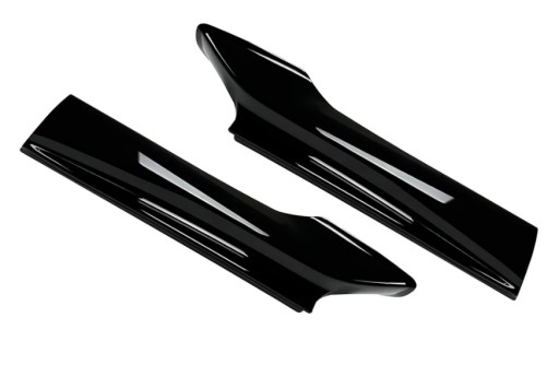 BMW F10 F11 M СПОРТИВНІ КЛАПАНКИ ГЛЯНЦЕВО-ЧОРНИЙ СПІДНИЦЯ ПЕРЕДНЬОГО БАМПЕРА