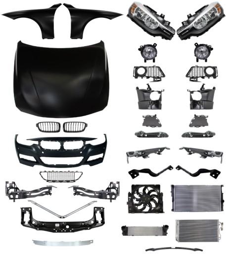 FB2FLKPLPR - BMW F30 M Package 11-15 Ремень бампера и капот поддельный КОМПЛЕКТ ДЕТАЛЕЙ