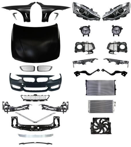 Inny462 - BMW F32 F33 M Пакет 13 — Бампер, полоса, капот, балка