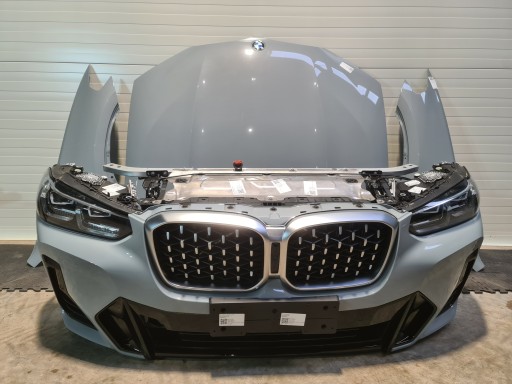 BROOKLYN GRAU METALLIC BŁOTNIK MASKA ZDERZAK LIFT C4P - BMW G01 x3 G02 x4 Бампер передней маски передние лампы M Package c4p