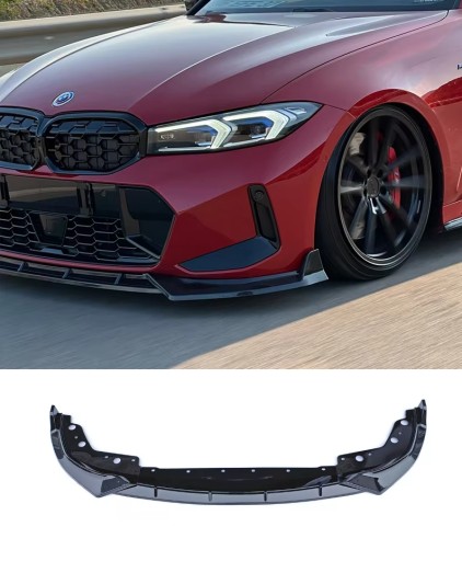 BMW G20 G21 LCI LIFT 2023-2024 + вставка в бампер M SPORT SPLITTER ЧЕРНЫЙ