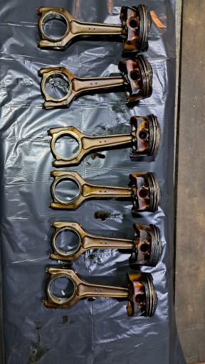 BMW Шатун поршень N53 2.5 3.0 7589540 N52 7558525 E60 E90 E92 F10 X3 Z4