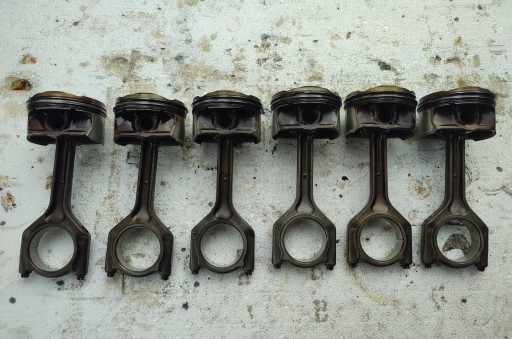 Поршень BMW Шатун N53 2.5 3.0 7589540 N52 7558525 E60 E90 E92 F10 X3 Z4