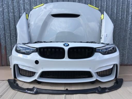 BMW M3 CS F80 — M4 CS F82 Капот, бампер, крыло переднее — Lime Rock Grey C39