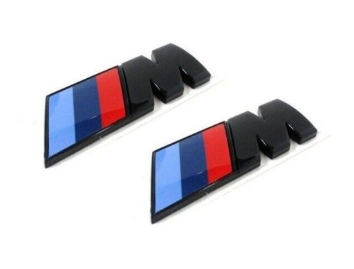 51145A4B372 - BMW OE Черная эмблема M на крыльях ///M глянцевая X3 G01 X4 G02 Z4 G29