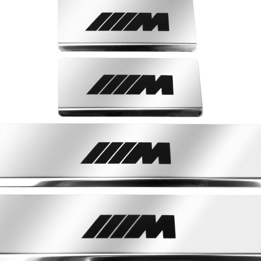 BMW 5 СЕРІЇ G30/G31 M TYPE1 накладки на пороги з нержавіючої сталі 304, глянсове покриття