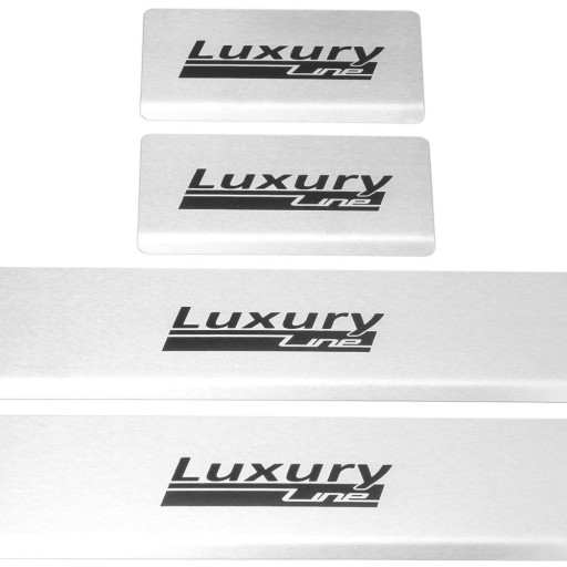 Накладки на пороги BMW 5 SERIES G30/G31 LUXURY LINE, нержавіюча сталь 304, чорні