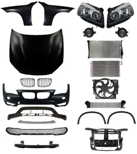 5 - BMW X1 E84 12-15 Балка ременя капоту бампера