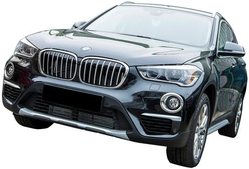 BMW X1 F48 2016 + галогенные декоративные накладки ПД
