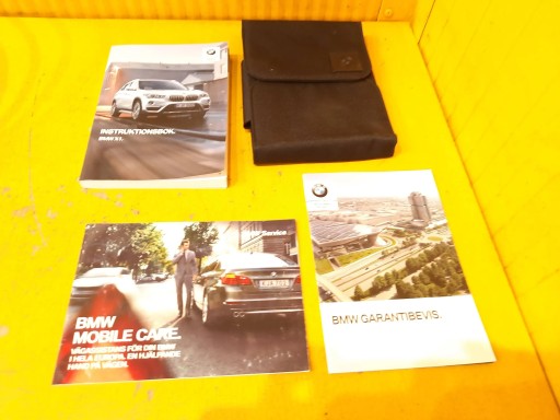 BMW X1 F48 СЕРВИСНАЯ КНИГА РУКОВОДСТВО, ШВЕЦИЯ