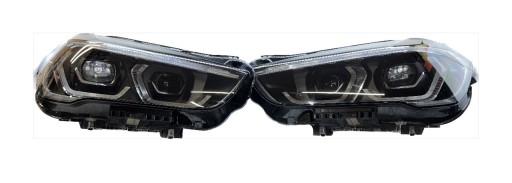 5A01171 5A01172 - BMW X1 F48 LCI ЛЕВАЯ ПРАВАЯ ПЕРЕДНЯЯ ФАРА ПОЛНОСТЬЮ СВЕТОДИОДНАЯ ПОЛНАЯ ПОСЛЕ ПОДЪЕМА