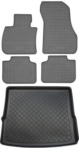 BMW X1 F48 SUV 2015 - КОМПЛЕКТ - Коврик в багажник + коврик для ног