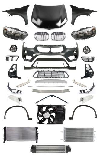 41007463772 - BMW X1 F48 ремень бампер маска отражатель крыла