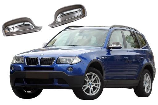 BMW X3 E83 2010 хромовані накладки на дзеркала