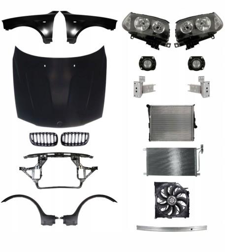 Inny400 - BMW X3 E83 2003-2007 ФАНАРЫ КАПОТА РЕМНЯ КРЫЛЬЯ РЕШЕТКА