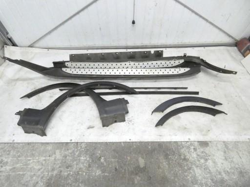 3401809 - BMW X3 E83 боковые юбки M - комплект накладок в сборе