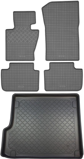 BMW X3 E83 SUV 2004-2010 SET - Коврик в багажник + коврик для ног