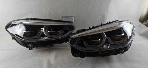 8739653, 8739654 - Bmw x3 g01 x4 g02 полная светодиодная адаптивная левая правая фара в комплекте