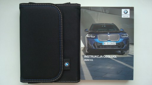 BMW X3 G01 2021 г. - руководство пользователя на польском языке 2021 г. + оригинальный ЧЕХОЛ BMW