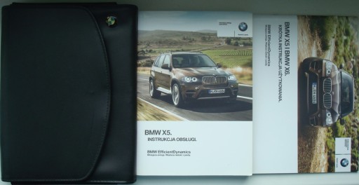 BMW X5 E70 Польська інструкція користувача BMW X6 E71 LCI 10-14 + коротка + ЧЕХОЛ