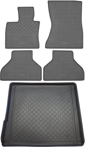 BMW X5 E70 SUV 2007-2013 КОМПЛЕКТ - Коврик в багажник + коврик для ног