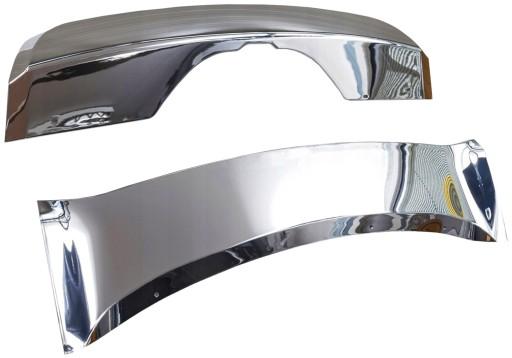 BMW X5 F15 2013-2018 спідниці бампера ABS хром