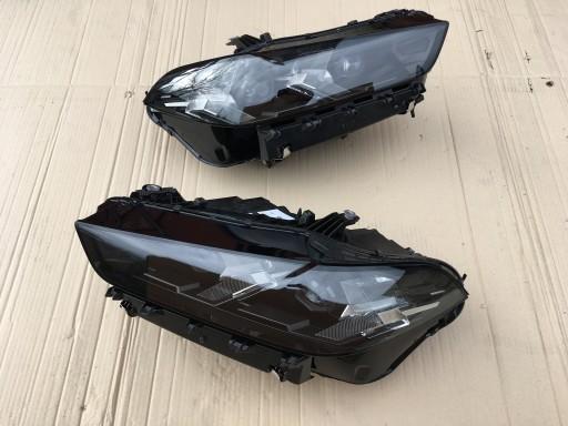 BMW X5 G05 Lci - X5M F95 - BMW X6 G06 Lift - X6M F96 - NOWA LAMPA LED - USA AMERYKA SAE - Shadow Black  Maska Zderzak Błotnik Przód 5A5B581 , 5A5B582 - BMW X5 G05 Lci X5M - BMW X6 G06 Lift X6M - LED ЧЕРНЫЙ Shadow America USA SAE