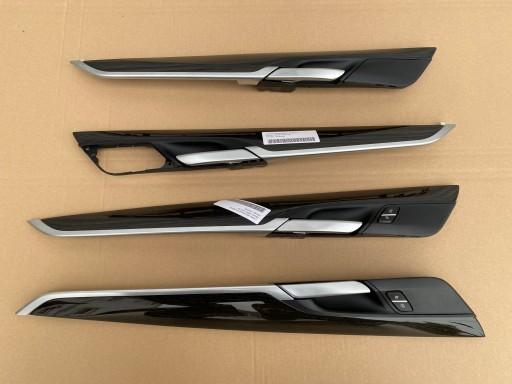 BMW X6 F16 декор оздоблення дверей дерев'яна планка