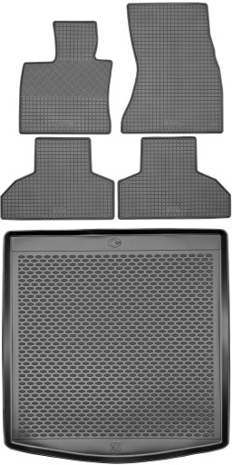 BMW X6 F16 SUV 2014-2019 Коврики резиновые + коврик в багажник