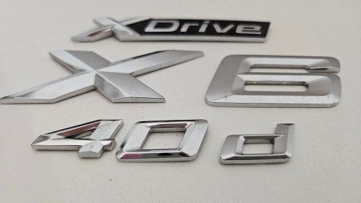 BMW X6 G06 2019-2023 XDRIVE 40d ЗАДНЯЯ ЭМБЛЕМА