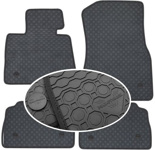 BMW X6 G06 SUV 2019 - гумові килимки PrimeLiner - Чорні