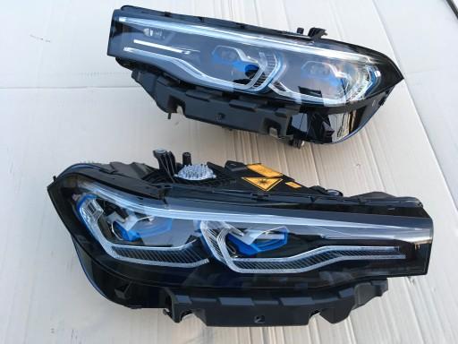 BMW X7 - G07 - NOWA LAMPA LASER Europa - eu - Maska Zderzak Błotnik Przód Wzmocnienie Czołowe Pas Chłodnica drzwi zwrotnica wahacz poduszka air bag - BMW X7 - G07 - NEW Лампа - LASER - Європа - комплект - 2 штуки - Лампи