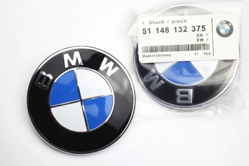 51148132375 - Емблема BMW Badge на задню кришку 74mm E46 E90