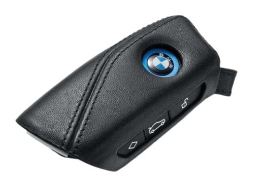 Чохол для ключів BMW 3 покоління, чорна шкіра