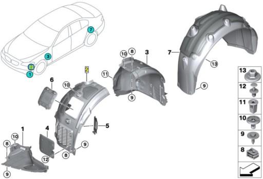 22.253216.5F - Prox Нижний соединительный стержень подшипник Honda CR 250R