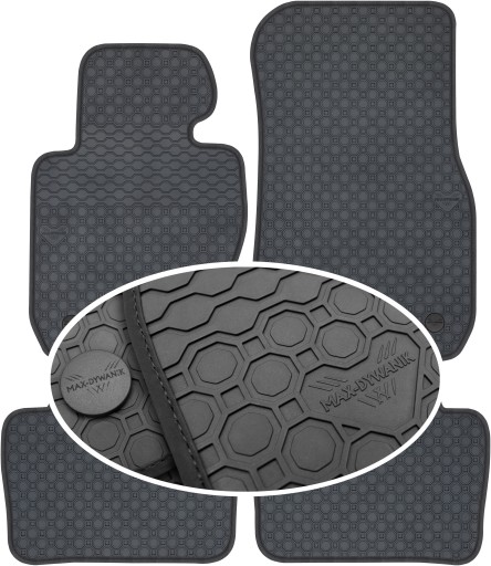 BMW s3 F30 F31 2012-2018 рр. Гумовий килимок PrimeLiner - Чорний