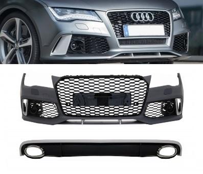 JCOFBAUA74GRSWOGRDBM - ОБвес БАМПЕР ДИФФУЗОР AUDI A7 4G (10-14) RS7