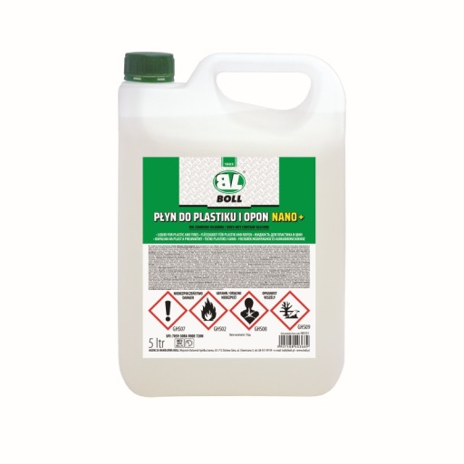 BOLL ЗАСІБ ДЛЯ ДОГЛЯДУ ТА ОБСЛУГОВУВАННЯ ПЛАСТИКОВИХ І ГУМОВИХ ПОВЕРХОНЬ 5л