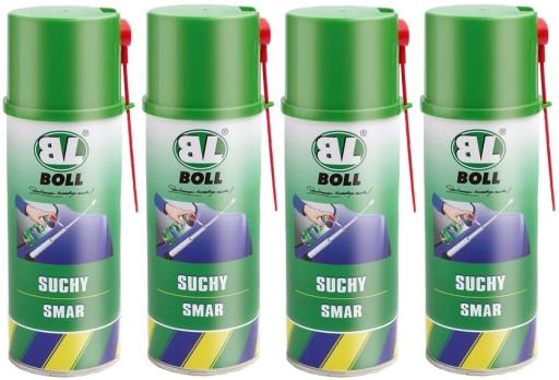 BOLL DRY GREASE SPRAY LUBRICANT 400ML 4 ШТ.