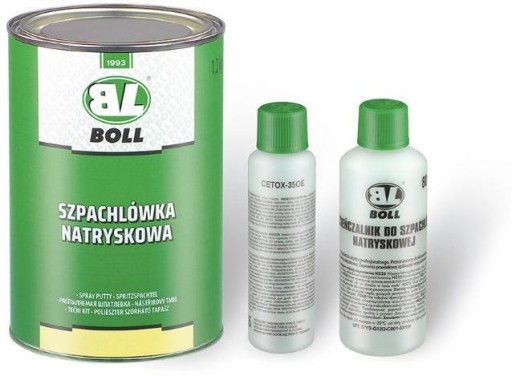 ШПАКЛІВКА ДЛЯ РОЗПИЛЕННЯ BOLL З ЗАТВЕРДЖУВАЧЕМ 1,2 КГ