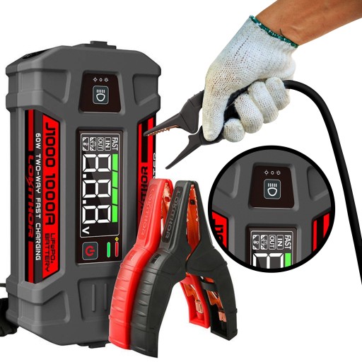 ПУСКОВИЙ ПРИСТРІЙ BOOSTER JUMP STARTER 1000A 12V Lokithor J1000 ПОТУЖНИЙ