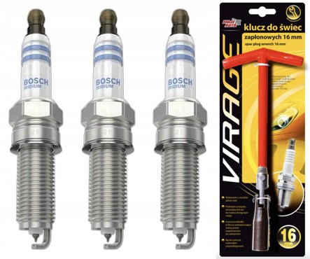 Bosch 0 242 135 554 свеча зажигания + 16 мм ключ свечи