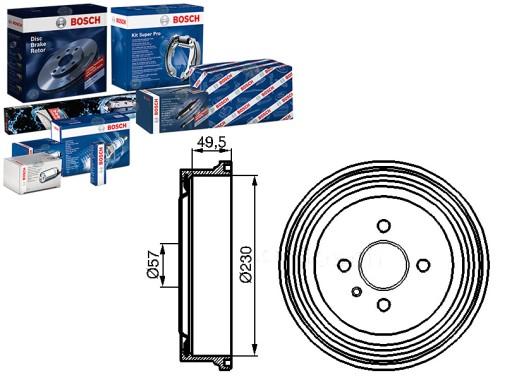 0 986 477 100 - BOSCH 0 986 477 100 Барабан гальмівний