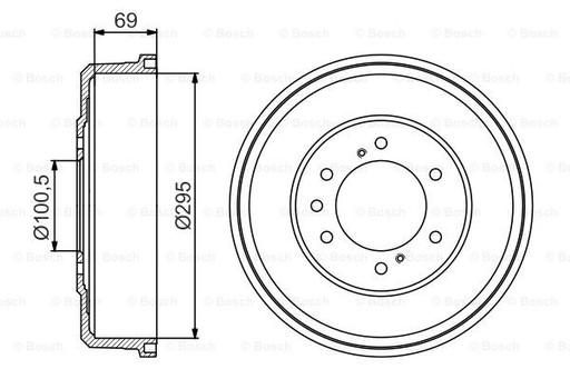 01628 - ГЛУШИТЕЛЬ ВЫХЛОПНОЙ ТРУБЫ RENAULT 18 1.4 7700651676