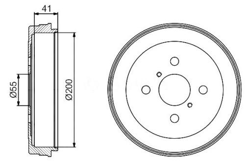 0 986 487 623 - Челюсти комплект VOLVO S80 II 1.6-4.4 06-14