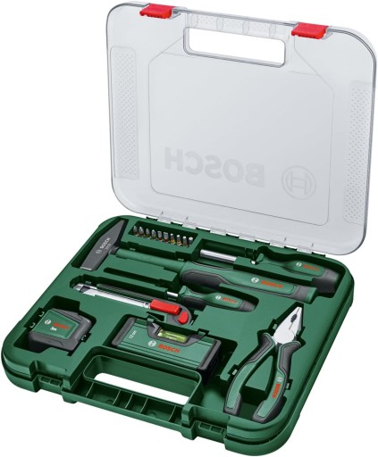 BOSCH 1600A02BY5 НАБІР РУЧНИХ ІНСТРУМЕНТІВ ДІМ І САД 17 ПРЕДМЕТІВ