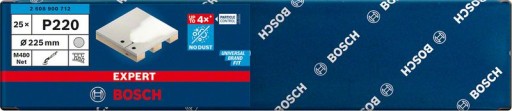 Bosch EXPERT шліфувальна сітка M480 для шліфувальних машин 225 мм, G 220, 25 шт.